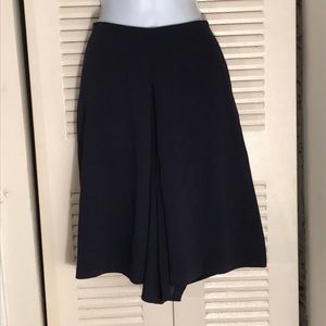 Navy Blue Split Skirt